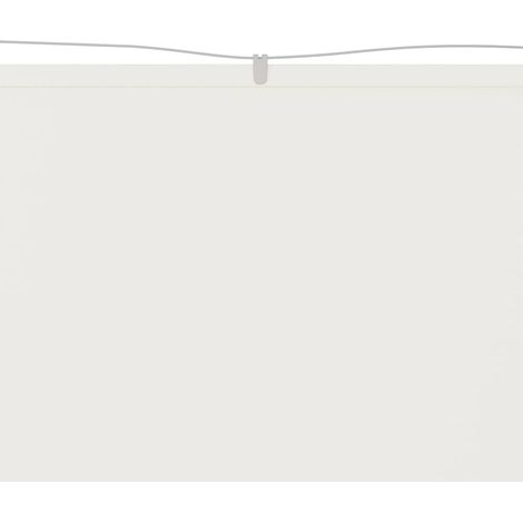 Auvent Marquise vertical, Store Banne pour Jardin Balcon Terrasse, Blanc 140x600 cm Tissu oxford OIB5745E (1/5)