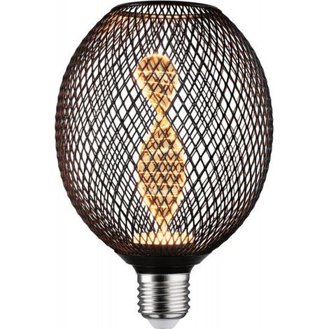 Paulmann Ampoule LED Metallic Glow Noir 3,5 W (1/5)