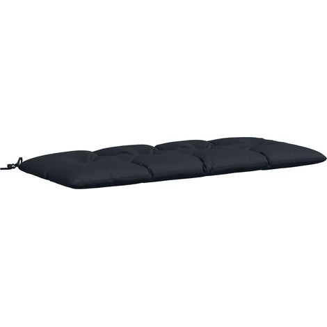 Coussin de banc VIANEN 100 % polyester Bleu foncé - 140 x 60 x 12 cm - vidaXL