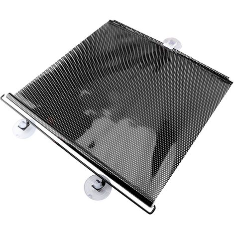 Einziehbarer PVC-Sonnenschutzvorhang 40x60cm für den Sonnenschutz an den Seitenfenstern des Autos. (1/5)