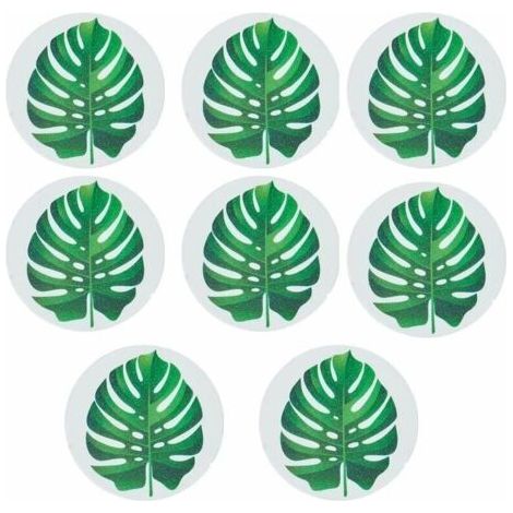 8 Pièces Vert Autocollants de Baignoire antidérapants Autocollants antidérapants Baignoire Douche Autocollants Antidérapants Stickers Imperméable pour escaliers Salle de Douche (1/5)