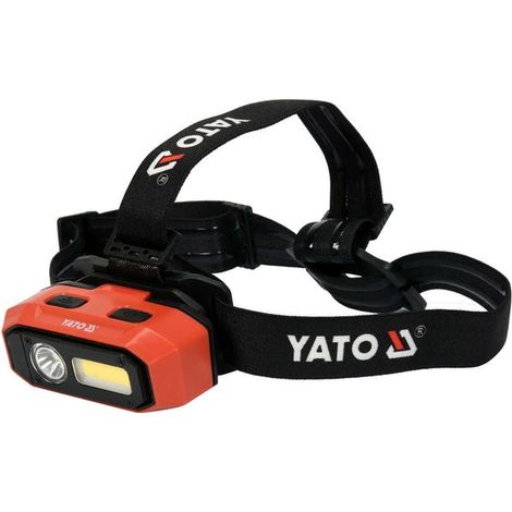 Yato, modelo YT-08594, Linterna, ideal para trabajos de mecánica y reparaciones, portátil, ligera y de alta eficiencia, proporciona una excelente visibilidad. (1/2)