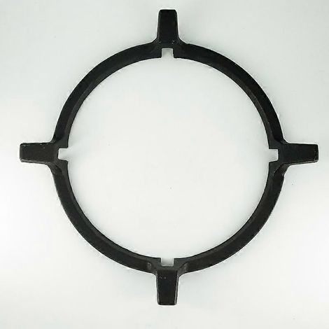 Bague de réduction de gaz en acier inoxydable, support universel antidérapant en fer pour plaque de cuisson à gaz, grille de cuisson (1/5)
