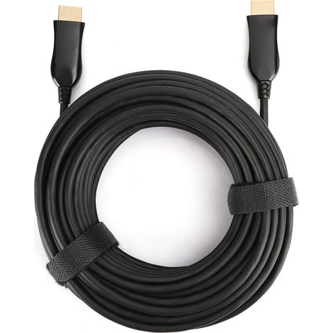 Câble HDMI haute définition pour écran d'ordinateur, fibre optique 4K 60 Hz 2 V, 15 m (1/5)