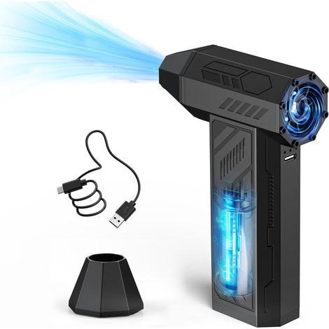 Dépoussiéreur électrique 130 000 tr/min pour un nettoyage en profondeur, 4 vitesses de réglage (1/5)