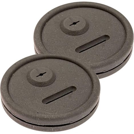 Lot de 2 thermomètres et joints de sonde pour barbecues Weber Smokey Mountain et autres - avec pièce de rechange 85037 (1/5)