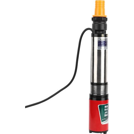 Pompe submersible mono-aspiration 12V CC, accessoire industriel, câble 10 m, pour évacuation d'eau, moteur DC, faible consommation, usage professionnel, résistante, étanche. (1/5)