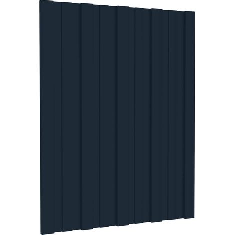 Pannello per tetto 36 pcs Antracite 60 x 45 cm Acciaio zincato vidaXL