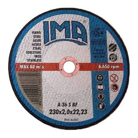 Ima Disco Per Ferro Piano D 230X2,0 Mm Conf 5 Pz - 10 Cf