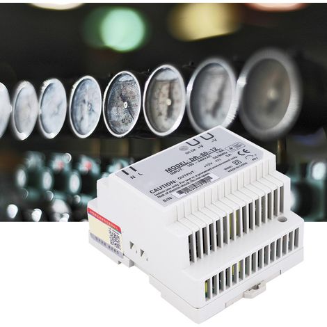 DR-60-12 Netzteil, hochpräzise, Einzelausgang, PWM, DIN-Schiene, 60 W, 100–240 V (1/5)