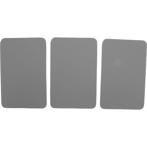 3 Pièces Patchs de Réparation pour Bateau Gonflable, Canoë et Kayak - PVC Imperméable Gris Foncé (1/5)