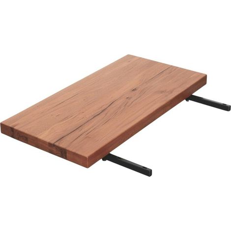 Rallonge pour table extensible bois de chêne brun 180, 200, 220, 240 cm PALERME (50 cm)