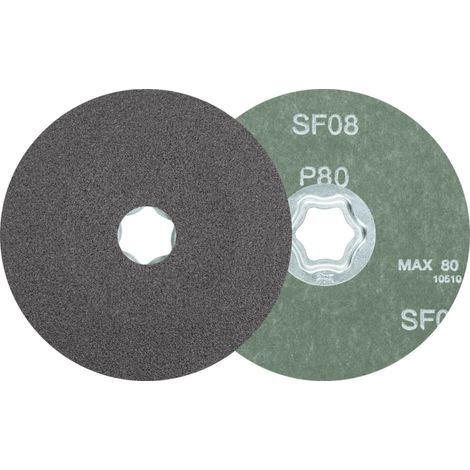 PFERD TOOLS COMBICLICK SiC Fiberscheibe Ø 115 mm SIC80 für harte NE Metalle 25 Stk (1/5)