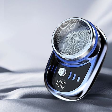 Mini-Elektrorasierer für Herren, tragbar, wasserdicht, USB-betrieben, Bart- und Körperhaartrimmer, Farbverlauf (1/5)