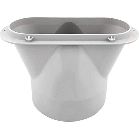 Adattatore per tubo di scarico per condizionatore portatile, interfaccia a bocca piatta (13 cm)