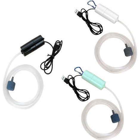 Pompe à oxygène pour aquarium, compresseur d'air silencieux USB pour aquarium --- (1/5)