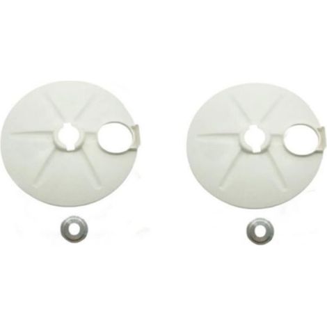 Cache-Roue - Ensemble de Remplacement pour Tondeuse à Gazon - Compatible 21 Pouces et 22 Pouces - 4 Pièces (1/5)