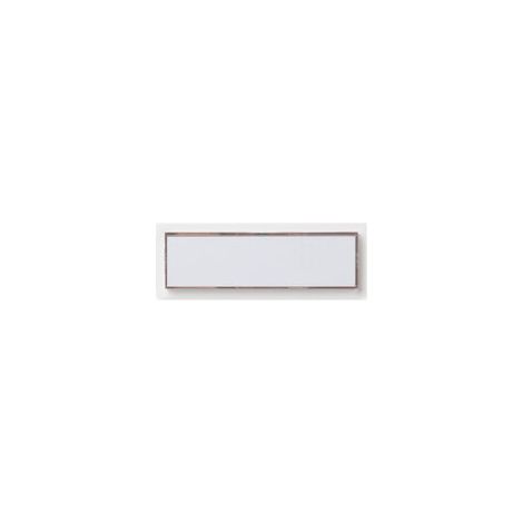 Bouton poussoir filaire lumineux – Blanc – IP40 – Dimensions 32 x 90 x 13 mm – Pour carillons filaires avec transformateur – Friedland