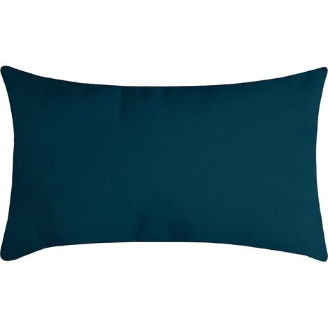 Coussin polyester uni 30 x 50 cm Pop color canard