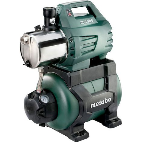 Metabo – Pompe de surpresseur inox 1.300 W – Débit max 6.000 l/h – Pression max 5,5 bar – Pour jardinage et approvisionnement en eau