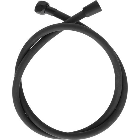 Laccio doccia 200 cm in silicone nero antitorsione Hidra (1/3)