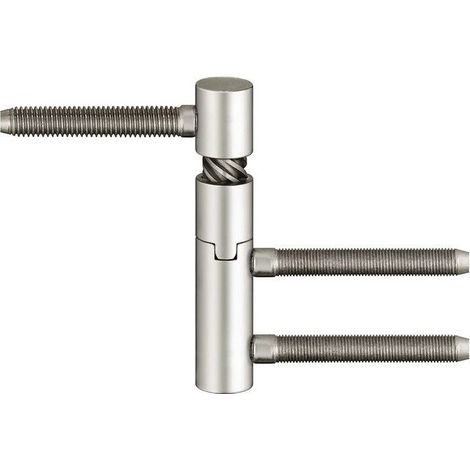 SIMONSWERK Paumelle à visser croisée montante V 5450 montante acier nickelé 40kg DIN G HLT - 5 010510 2 01502