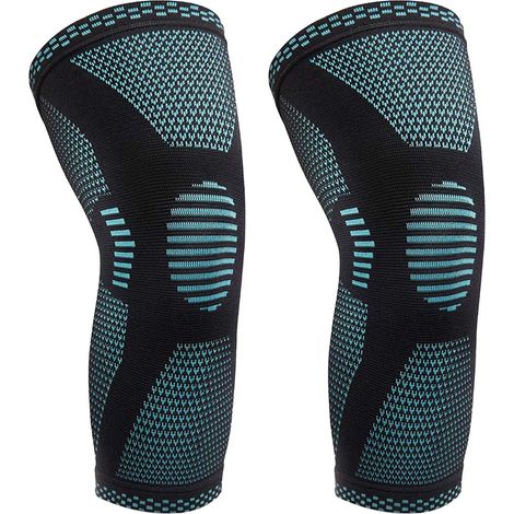 Genouillere - Soutien Genou Compression Élastique - Pour Activités Sportives et Quotidiennes - Par Paire (1/5)