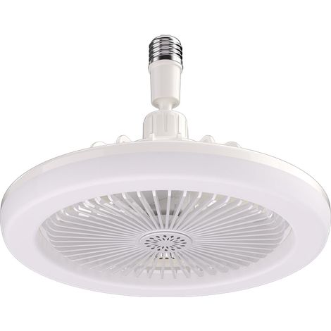 Modern Mini Ceiling Fan with LED Light - Silent Ceiling Fan with Light, suitable for children's rooms, remote control, multiple speed settings (1/5)