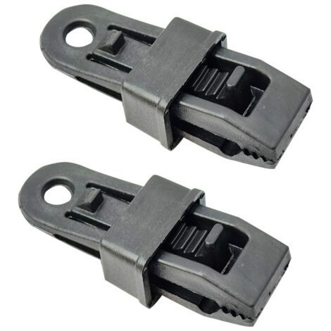 Paquet de 12 Clips de bâche robustes pour auvent de tente extérieure, Clips de tente extérieure pour fixer les bâches, pare-soleil de voiture, piscine
