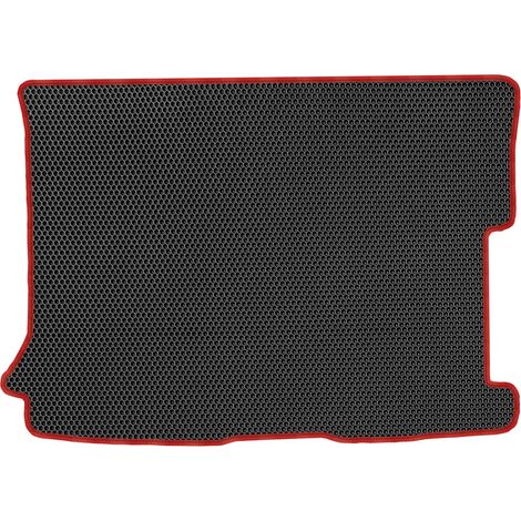 Citroen Berlingo I Kombivan von 2002–2005 EVA-Kofferraummatte, HONEYCOMB – SCHWARZ (1/5)