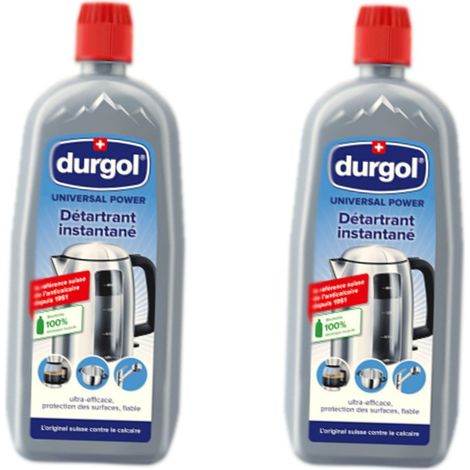 Lot de détartrants DURGOL universel 750ML (DU115) Cafetière, Machine à Café
