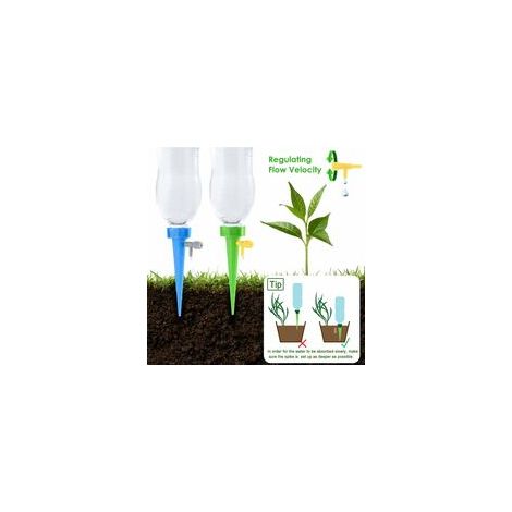 20 Pcs Irrigation Goutte à Goutte Kit -arroseurs automatiques avec vannes de régulation-Système d'irrigation goutte à goutte pour jardin, maison, intérieur, extérieur (1/5)