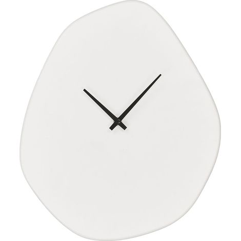 Vienna Wanduhr lautlos, 28x33cm offwhite.