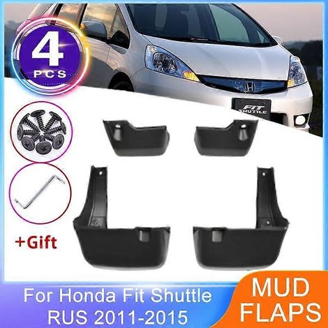 4 Stück Schmutzfänger für Honda Fit Shuttle GG7 8 GP2 20112015 RUS Version Schmutzfänger Spritzschutz Radschutz Kotflügel Auto-Styling-Teil