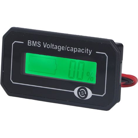 Jauge de capacité et tension précise pour batterie lithium 8V-99.9V avec affichage numérique (1/5)