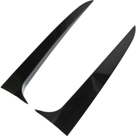 Becquet latéral de lunette arrière, paire de garnitures de becquet arrière en ABS, aile gauche droite, noir brillant, pour X3 F25 2011-2017 (1/4)