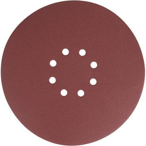 Pack 5 unidades hoja de lijado lijadora pared y techo 8 agujeros Ø225 mm G 180 (1/3)