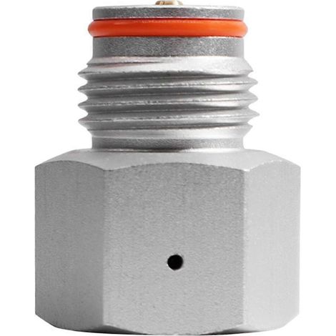 Adaptateur régulateur de pression CO2 pour bouteille de soda, raccord femelle TR21-4 pour bouteille de soda vers raccord mâle G1/2 pour bouteille de CO2 (1/4)