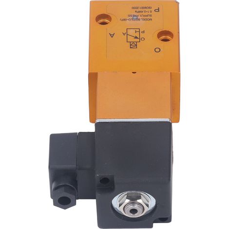 Électrovanne 3 voies 2 positions G1/4" 8 mm à coupure haute pression pour système pneumatique 24 V CC (1/5)