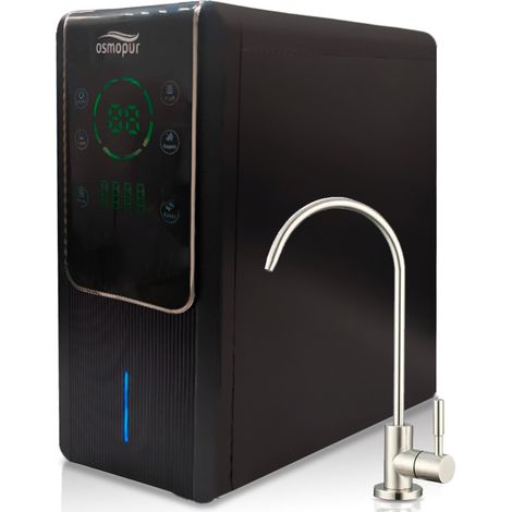 Rosmmel – Osmoseur compact flux direct 600 GPD (1,6 L/min) – Écran TDS intelligent – Auto-nettoyage – Cartouches universelles – Efficacité 2:1