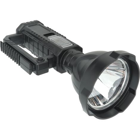 Lampe torche portable rechargeable W590, projecteur puissant, lumière blanche, rechargeable par USB (1/5)