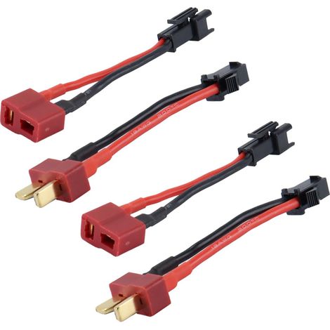 Adaptateur SM-2P mâle vers femelle, 2 paires, pour chargeur, batterie, voiture, bateau et drone télécommandés (1/5)