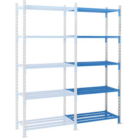Manorga, Rayonnage emboîtable à tablettes grillagées, hauteur (1/3)