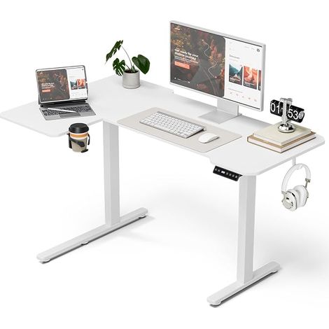L-Shaped Electric Standing Desk 51 x 31.5 cm Reversible (1/5)
