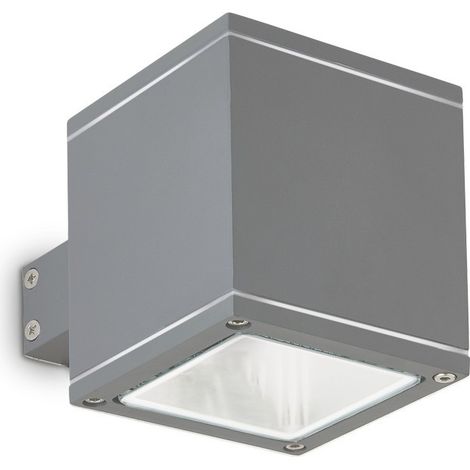 Ideal Lux Snif - Applique Murale Extérieure Up Down 1 Lumière Anthracite, Putty IP44, G9 (1/2)