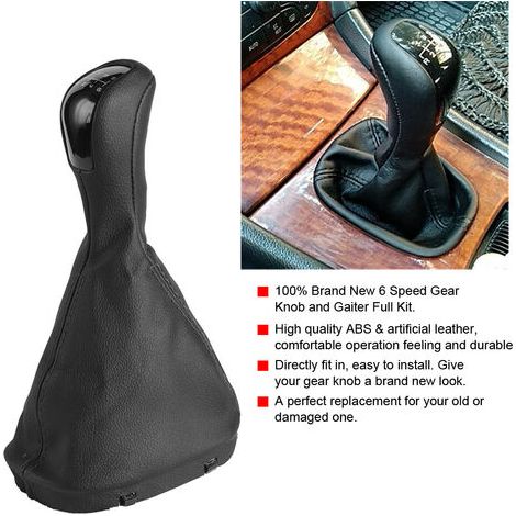 Soufflet de pommeau de levier de vitesse à 6 vitesses pour Mercedes Benz Classe C W203 S203 (1/5)