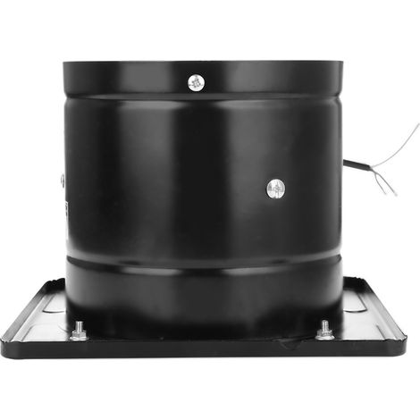 190 mm 40 W 220 V Wandventilator, geräuscharm, für Bad, Küche, Garage (Schwarz) (1/5)
