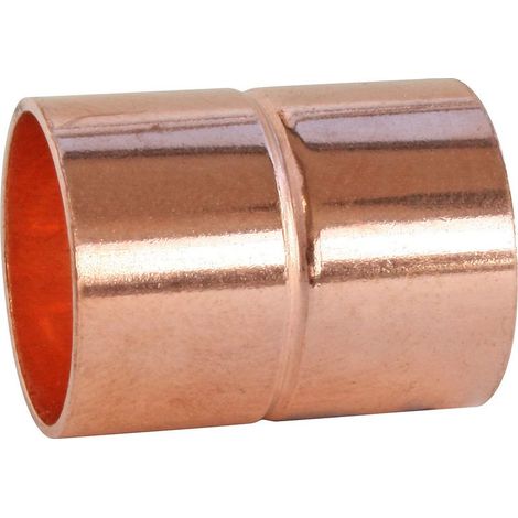 Copper Solder Fitting - Equal Sleeve D14 mm (Pack of 10) (1/3)