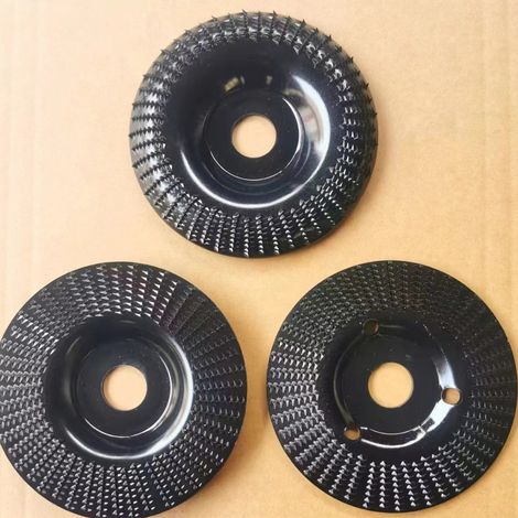 125-mm-Holzschleifscheibe, 3-teiliges Set zum Formen, Schleifen und Schnitzen, Scheiben für Winkelschleifer (1/5)