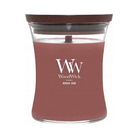 Candela Woodwick Pluswick in barattolo medio, colore Rouge Oud, 275 g (1/4)